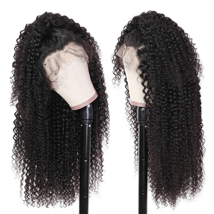 Water Wave 13x4 Lace Frontal Wig Glueless 180% Human Hair