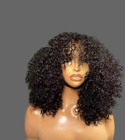 Bone Straight Glueless HD Lace Front Wig Raw Human Hair Pre Plucked