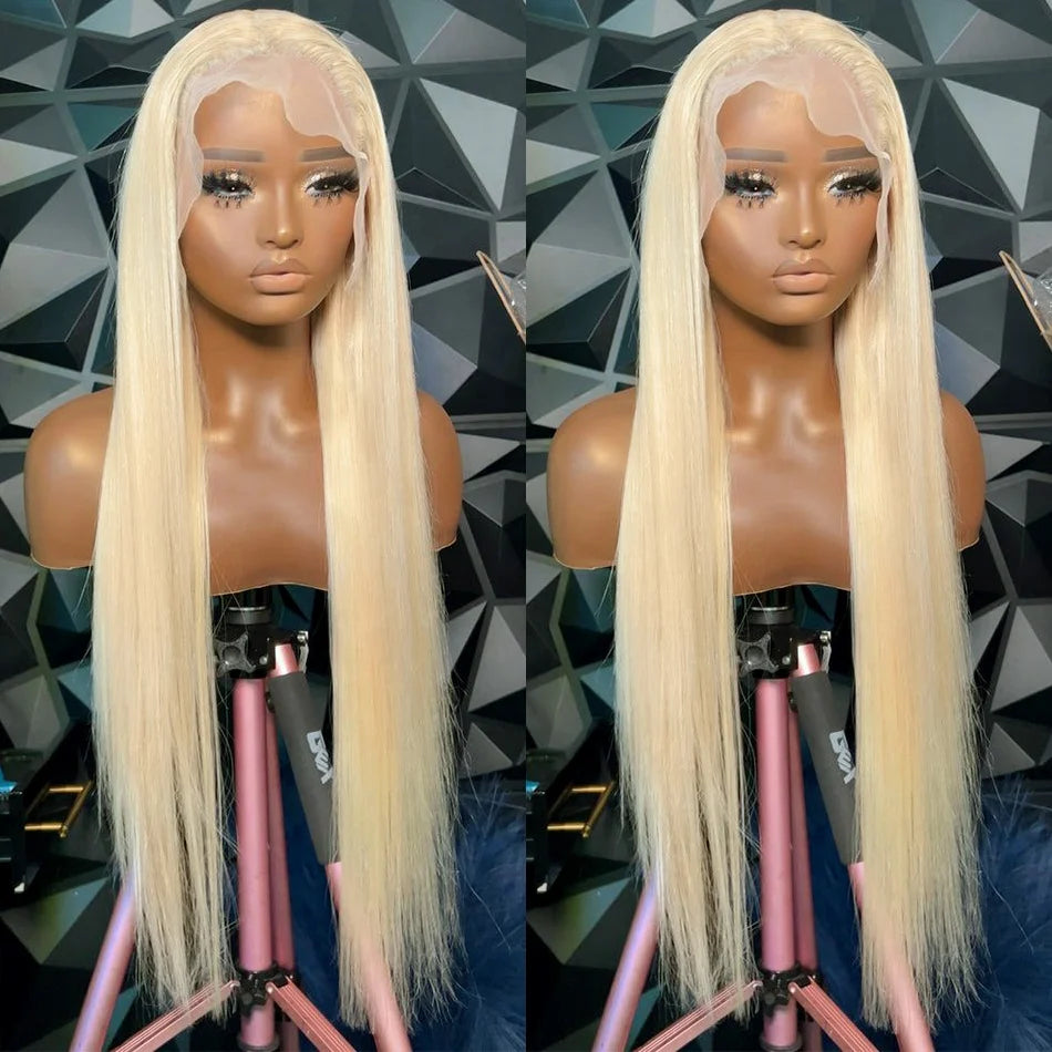 Blonde Straight 360 HD Full Lace Front Wig 20 Inch Virgin Human Hair