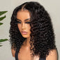 Deep Wave 200% Density Pre-Plucked Short Bob 13x4 Lace Frontal Wig
