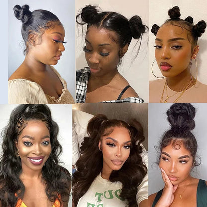 360 Lace Frontal Wig with Baby Hair Virgin Human Hair Transparent Lace