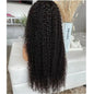 Afro Kinky Curly HD Lace Front Wig High Density Raw Indian Full Cuticle Aligned Human Hair