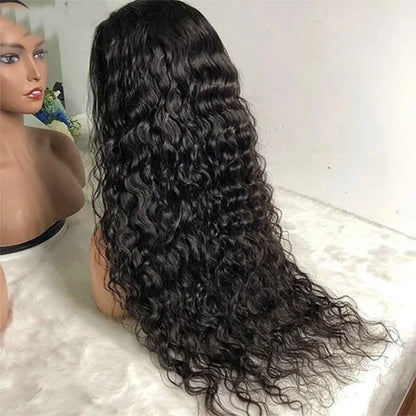 13x4 13x6 HD Lace Front Wig Deep Wave 36 Inch Raw Human Hair