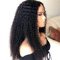 Afro Kinky Curly HD Lace Front Wig High Density Raw Indian Full Cuticle Aligned Human Hair