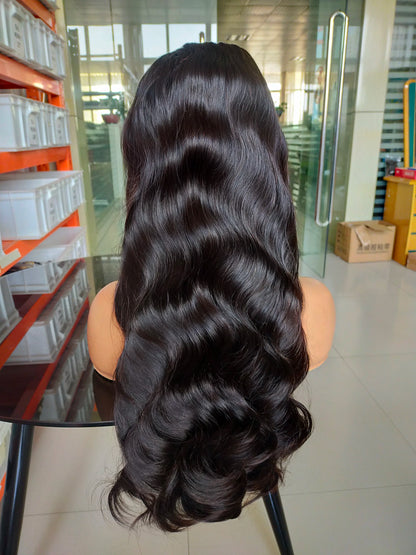 100% Virgin Human Hair Body Wave Lace Front Wig