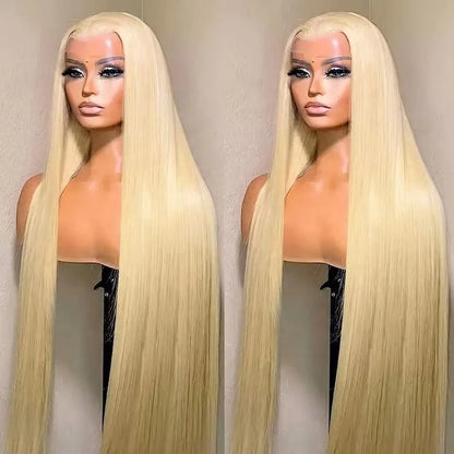 Blonde Straight 7x7 13x6 Glueless HD Lace Front Wig Virgin Human Hair