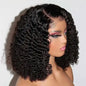 Kinky Curly Short Bob 13x4 HD Lace Front Wig Glueless Human Hair