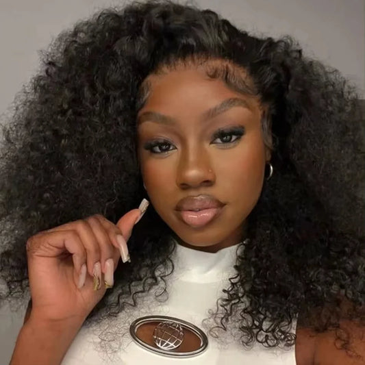 Deep Wave 13x4 Lace Front Bob Wig Pre Plucked 100% Human Hair