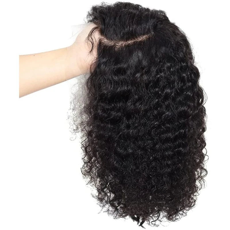 Short Water Wave Bob 13x4 Lace Front Wig Transparent Virgin Human Hair
