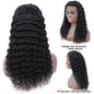 Water Wave 13x4 Lace Frontal Wig Glueless 180% Human Hair