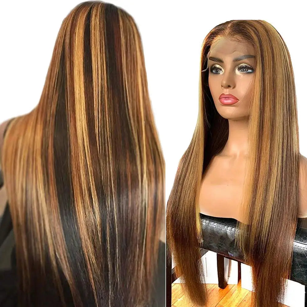 Deep Wave HD Lace Frontal Wig Glueless Cuticle Aligned 100% Virgin Human Hair