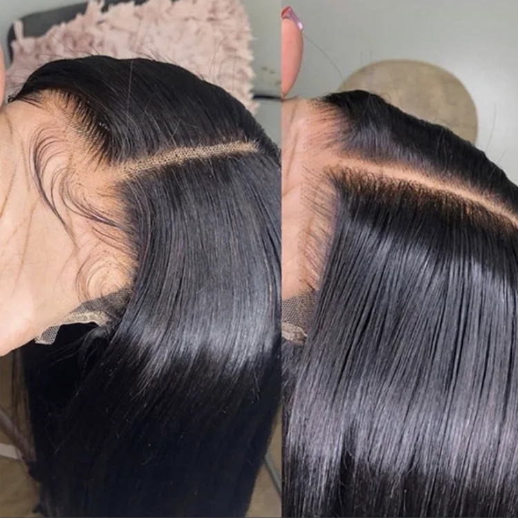 13x4 13x6 HD Lace Front Wig Deep Wave 36 Inch Raw Human Hair