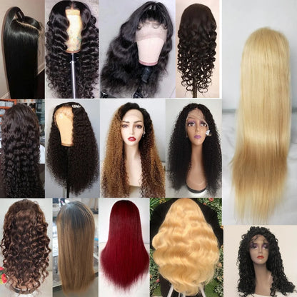 100% Virgin Human Hair Body Wave Lace Front Wig