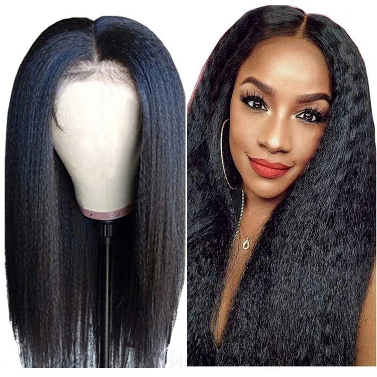Deep Wave HD Lace Frontal Wig Glueless Cuticle Aligned 100% Virgin Human Hair