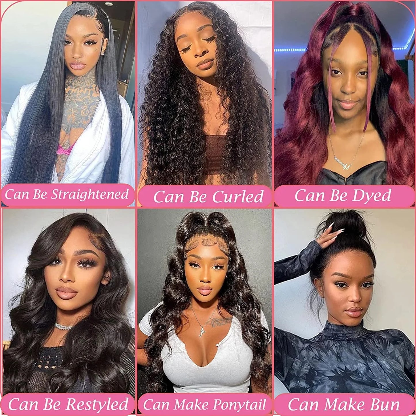 Short Body Wave 360 Full Transparent Lace Wig Human Hair