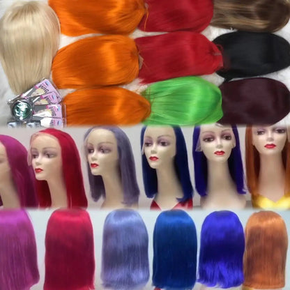 Deep Wave HD Lace Frontal Wig Glueless Cuticle Aligned 100% Virgin Human Hair