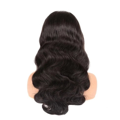 13x6 Deep Curly Body Wave 100% Human Hair Transparent Glueless Full Lace Wig