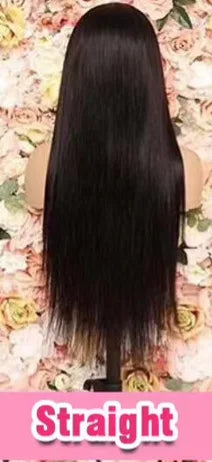 Bone Straight Glueless HD Lace Front Wig Raw Human Hair Pre Plucked