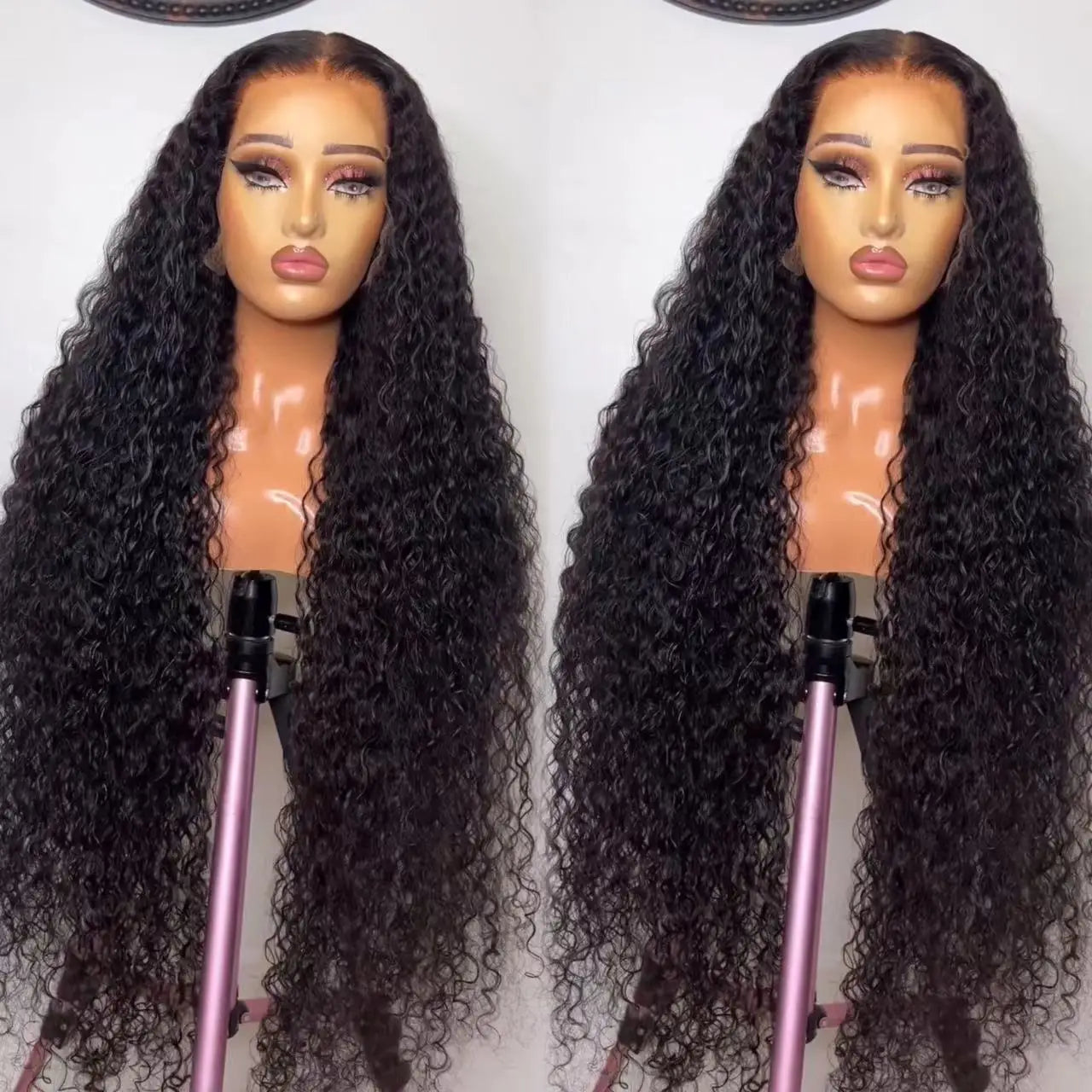 Water Wave 13x4 Lace Frontal Wig Glueless 180% Human Hair