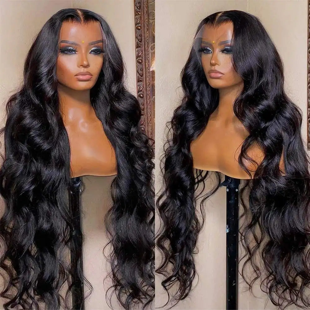 Body Wave 13x4 Transparent Lace Frontal Wig Cuticle Aligned Virgin Human Hair
