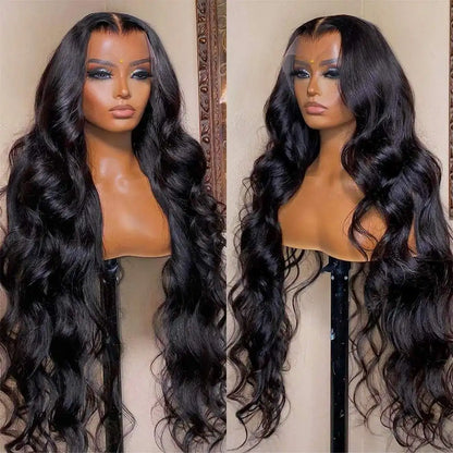Body Wave 13x4 Transparent Lace Frontal Wig Cuticle Aligned Virgin Human Hair