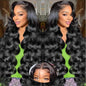 Deep Wave HD Lace Frontal Wig Glueless Cuticle Aligned 100% Virgin Human Hair
