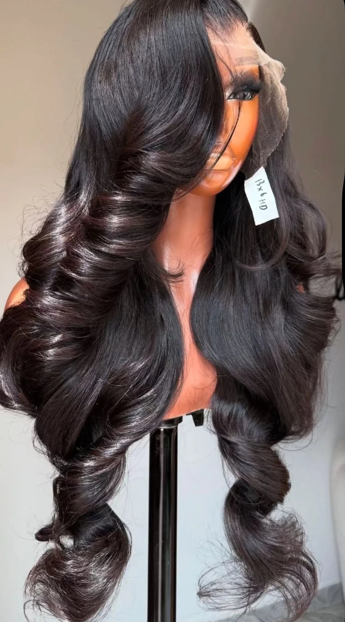 Loose Wave 180% Density HD Lace Front Wig Virgin Human Hair
