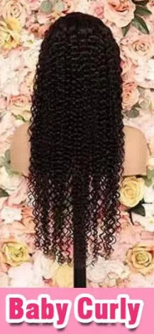 Bone Straight Glueless HD Lace Front Wig Raw Human Hair Pre Plucked