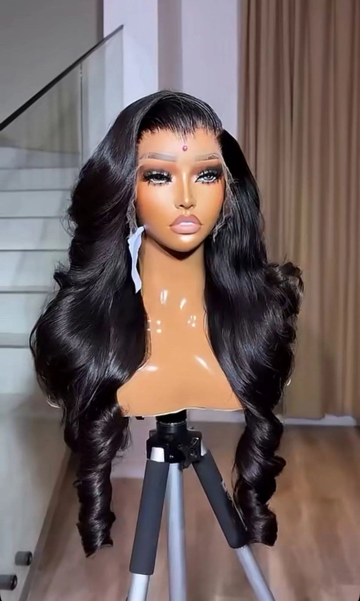 Loose Wave 180% Density HD Lace Front Wig Virgin Human Hair