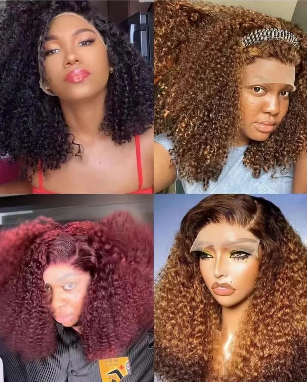 Loose Curl Deep Wave Glueless HD Lace Frontal Wig Human Hair