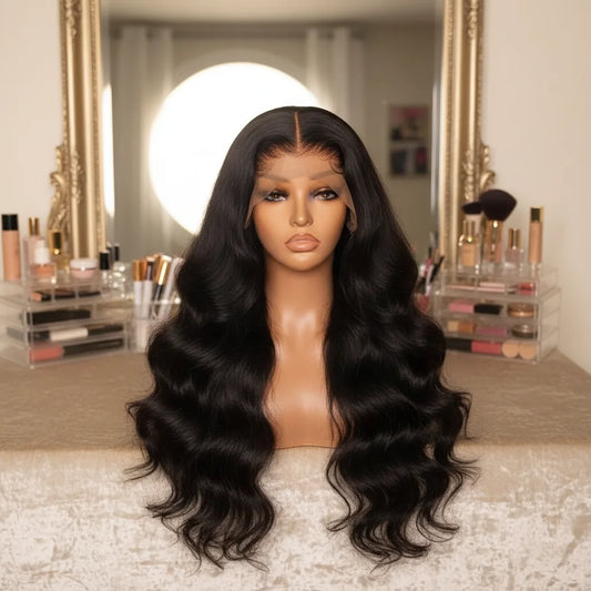 Natural Pixie Curly HD Glueless Lace Front Wig Human Hair